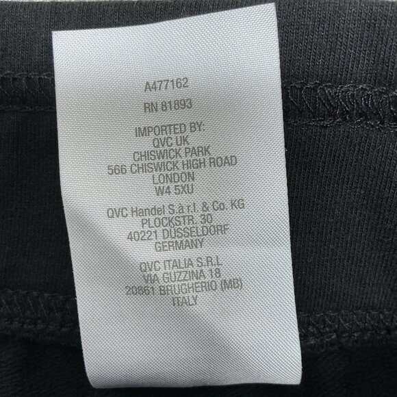 Large Set Sport Savvy Striped/Solid French Terry Short Sleeve & Crop Pant Set - Picture 5 of 13